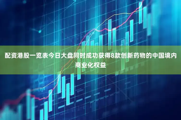 配资港股一览表今日大盘同时成功获得8款创新药物的中国境内商业化权益